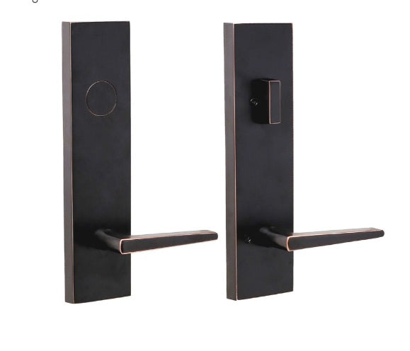 Weslock Addy Keyed Single Cylinder Handleset with Philtower Lever Entry Set