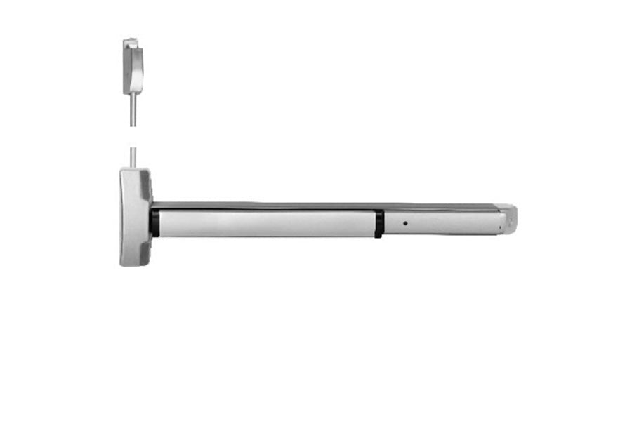 Accentra (Formerly Yale) 6170 LBR Surface Vertical Rod Exit Device, Less Bottom Rod