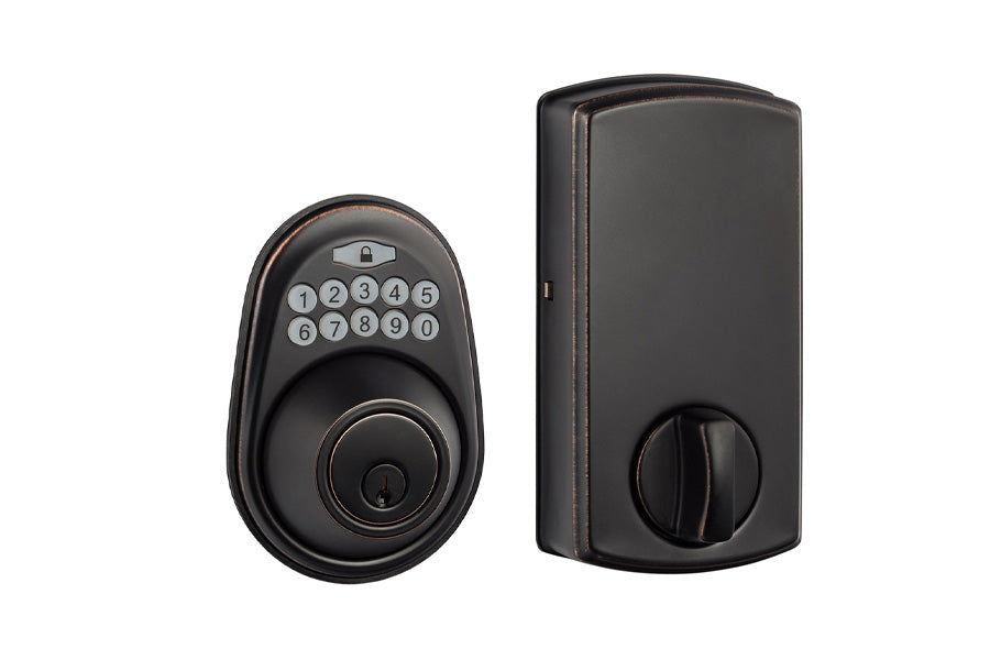 Sure-Loc Door Hardware Electronic Deadbolt Round