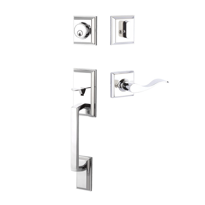 Yale Expressions Ellington Entry Set with Brunswick Lever