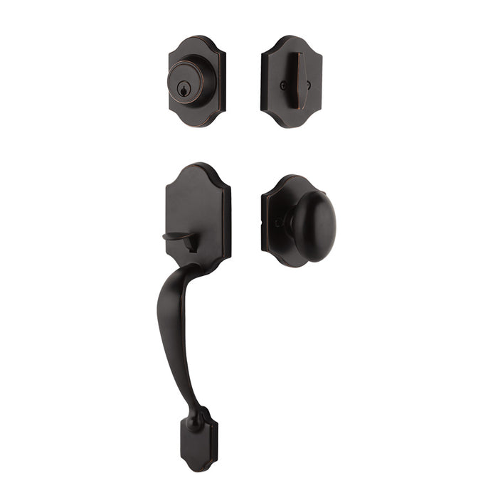 Yale Expressions Everly Entry Set with Auburn Knob