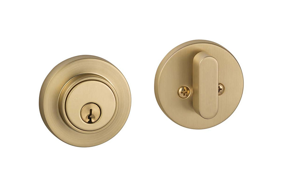 Ridgecrest Modern Modern Single Cylinder Deadbolt