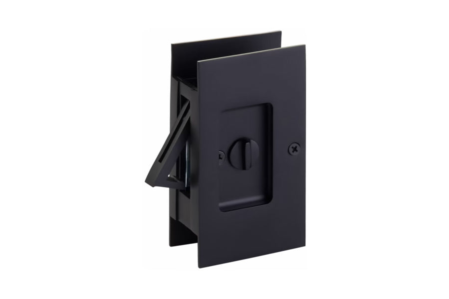 Emtek Modern Rectangular Pocket Door Lock
