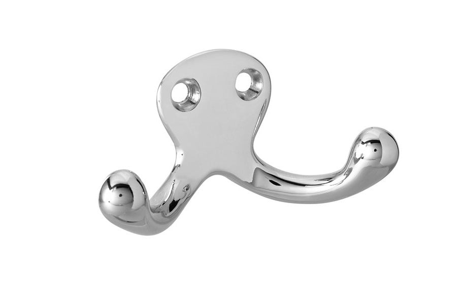Rockwood 1-1/8" X 1-1/8" Small Double Coat Hook