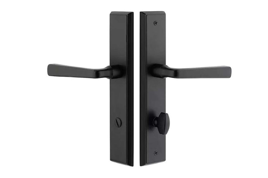 Emtek Rectangular Non-Keyed Stretto 2" x 10" Narrow Trim Sideplate