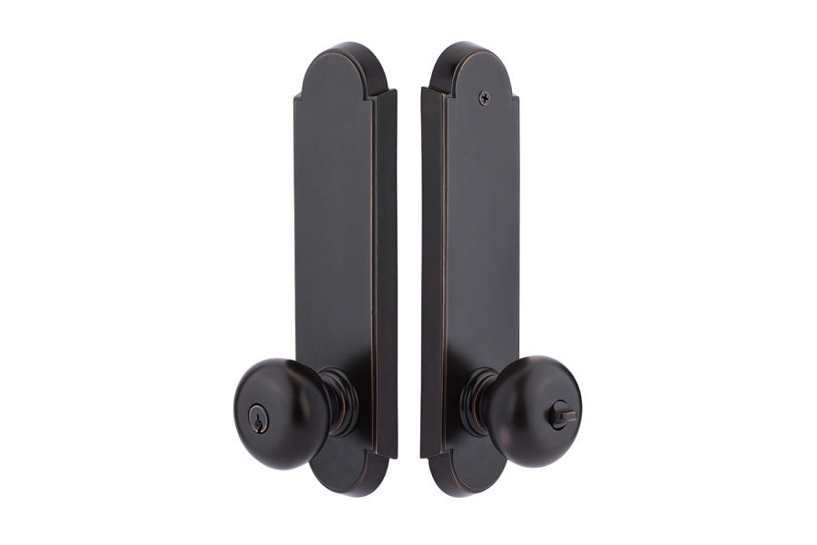 Emtek Annapolis Single Point Lock Door Knob