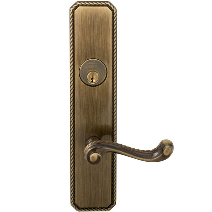 Omnia Handleset - 24570 Modern Mortise Lockset
