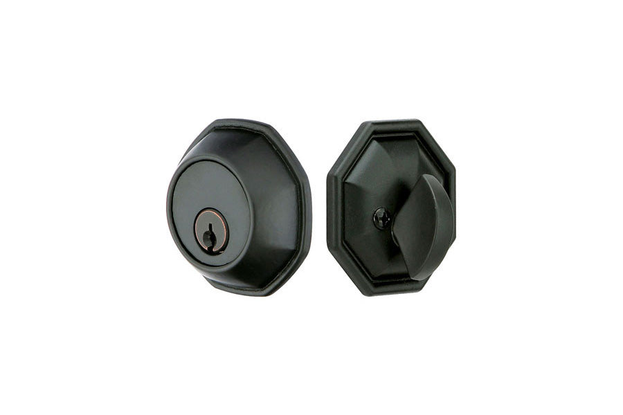 Emtek Octagon Tuscany Bronze Deadbolt