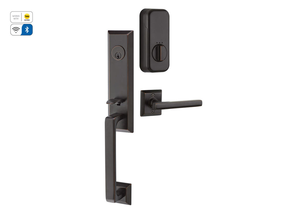 Emtek Handleset - Heritage Monolithic Entry Set