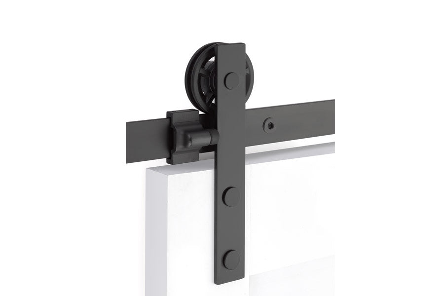 Emtek Modern Rectangular Face Mount Barn Door Hardware