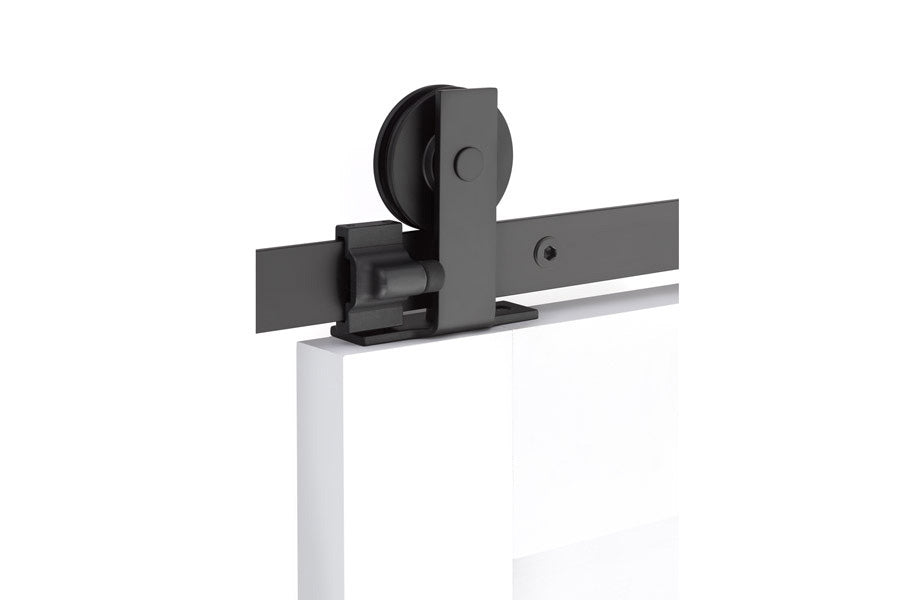 Emtek Modern Rectangular Top Mount Barn Door Hardware