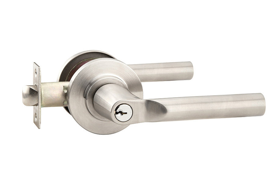 Emtek Hanover Stainless Steel Key-in Door Lever