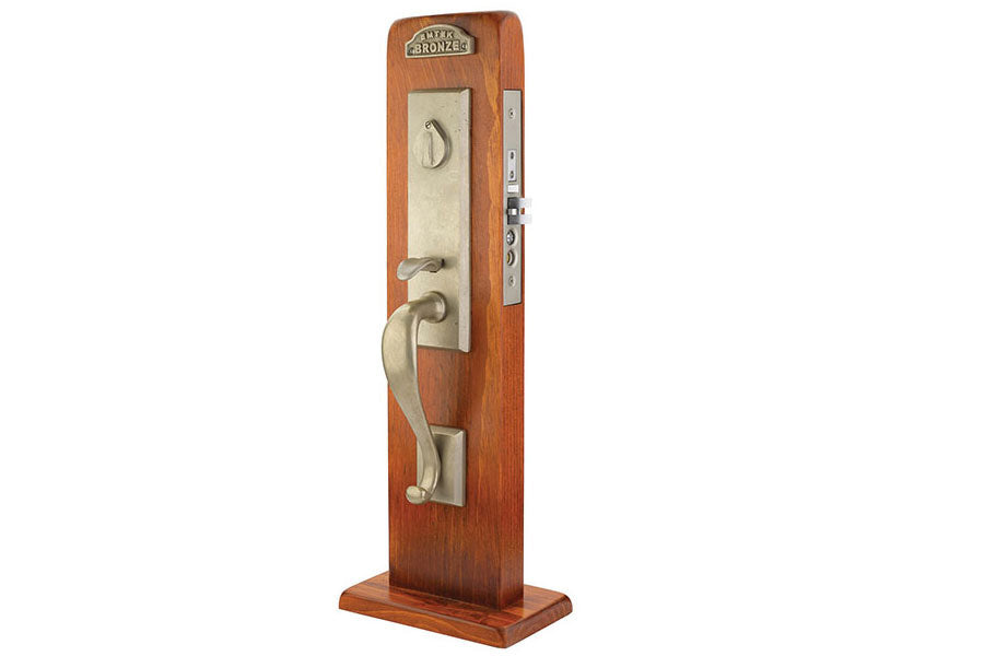 Emtek Rectangular Monolithic Mortise Entry Set