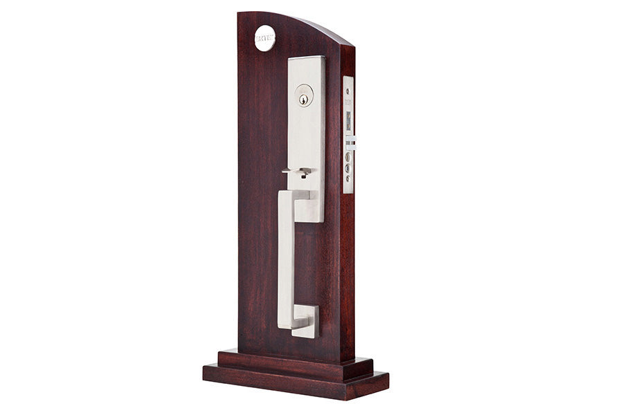 Emtek Stainless Steel Mormont Mortise Entry Set