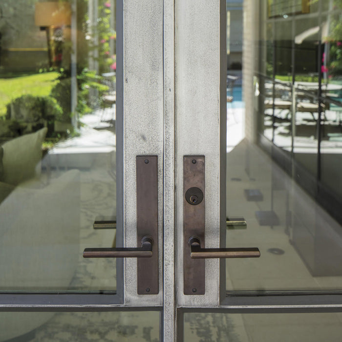 Rocky Mountain Handleset - Metro Multi-Point Patio Set 1-3/4" x 11" Entry Set