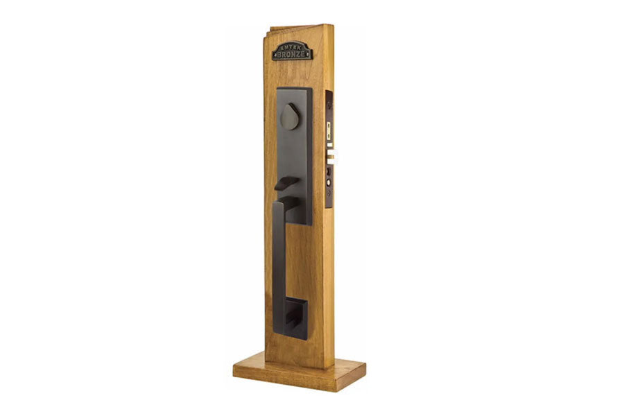 Emtek Rustic Modern Rectangular Mortise Entry Set