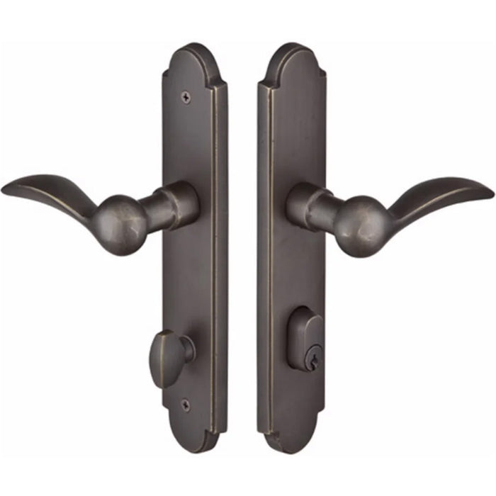Emtek Handleset - Sandcast Arched Multi-Point Entry Set