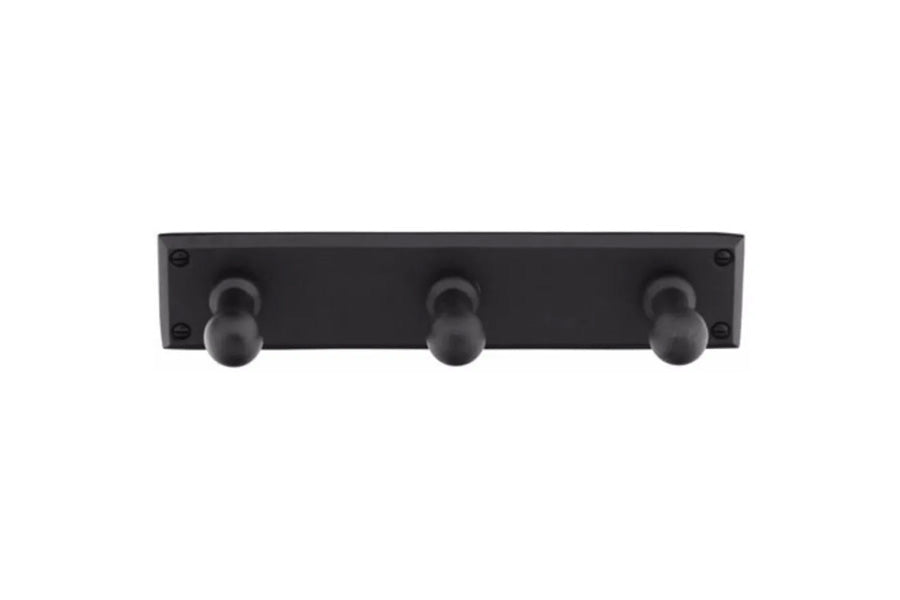 Emtek Sandcast Bronze Triple Hook