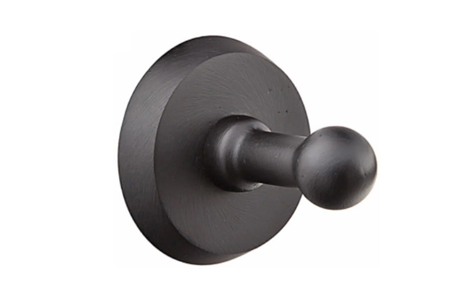 Emtek Sandcast Bronze Single Hook with Rosette