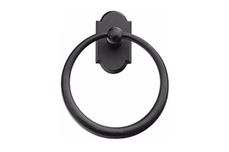 Emtek Sandcast Bronze Towel Ring