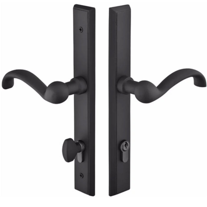 Emtek Handleset - Rectangular Sandcast Multi-Point Entry Set