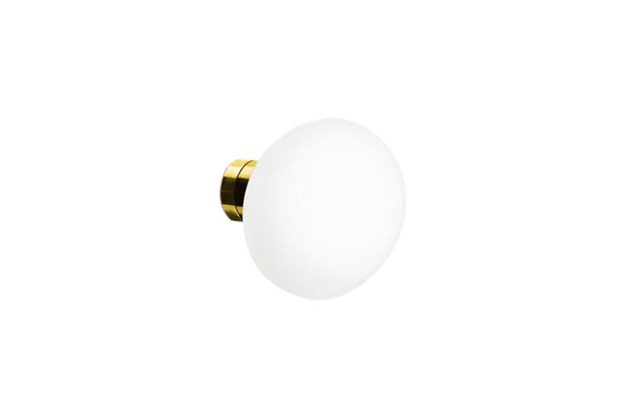 Emtek Ice White Modern Door Knob