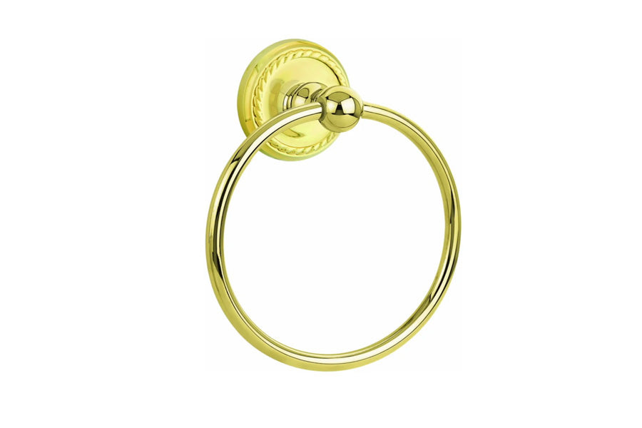 Emtek Traditional Brass Towel Ring