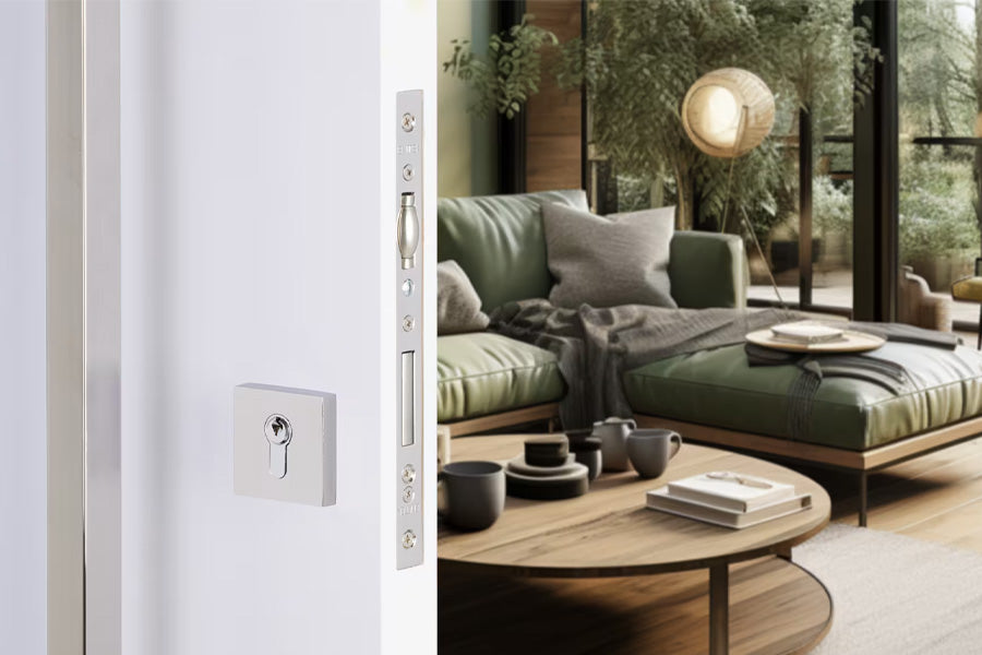 European Mortise Deadbolt with Integrated Roller Latch