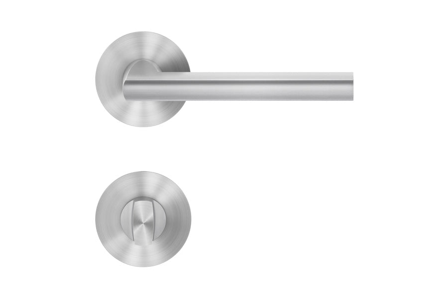 Karcher Design Montana Plan Design Rose Leverset for Custom-bored Door