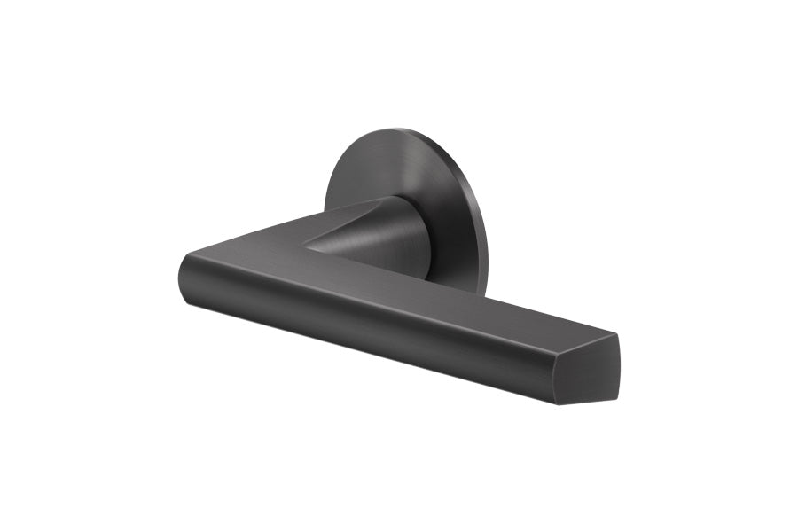 Karcher Design Montana Plan Design Rose Leverset for Custom-bored Door