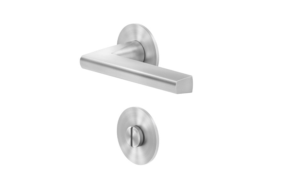 Karcher Design Montana Plan Design Rose Leverset for Custom-bored Door