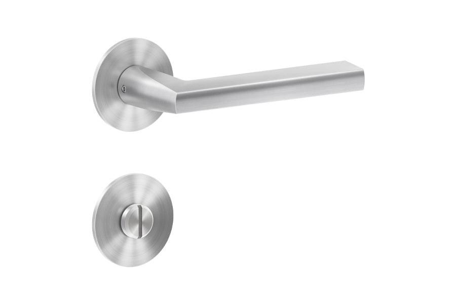 Karcher Design Montana Plan Design Rose Leverset for Custom-bored Door