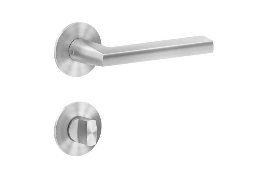 Karcher Design Montana Plan Design Rose Leverset for Custom-bored Door