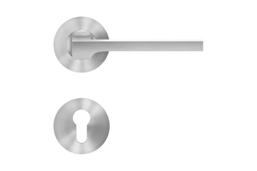 Karcher Design Soho Plan Design Rose Leverset for Custom-bored Door