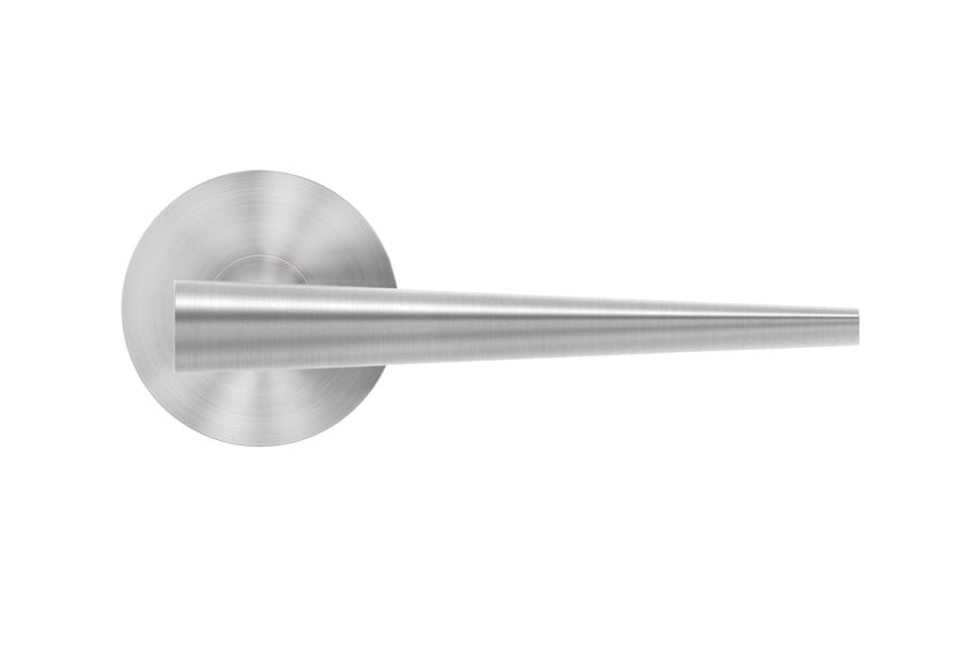 Karcher Design Brooklyn Plan Design Rose Leverset for Custom-bored Door