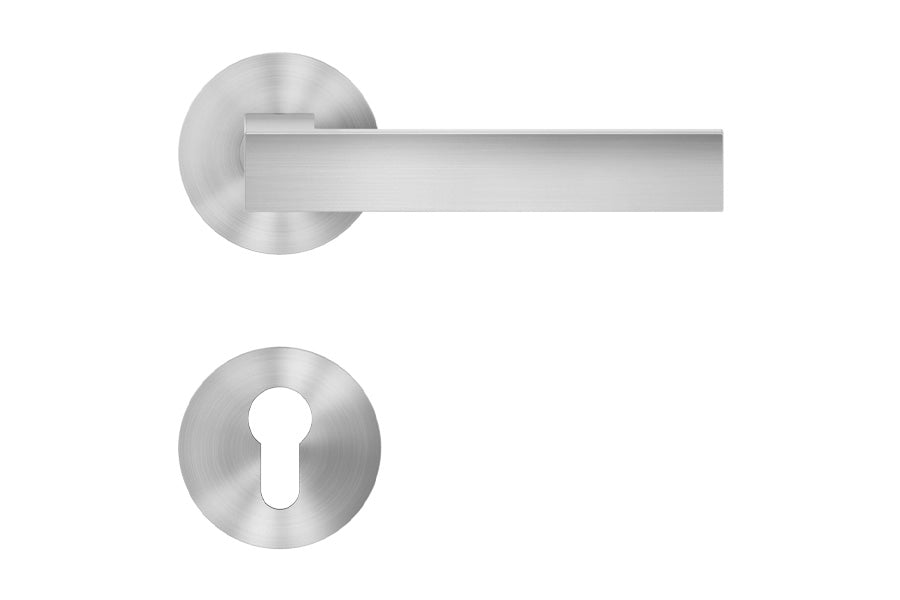 Karcher Design Venedig Plan Design Rose Leverset for Custom-bored Door