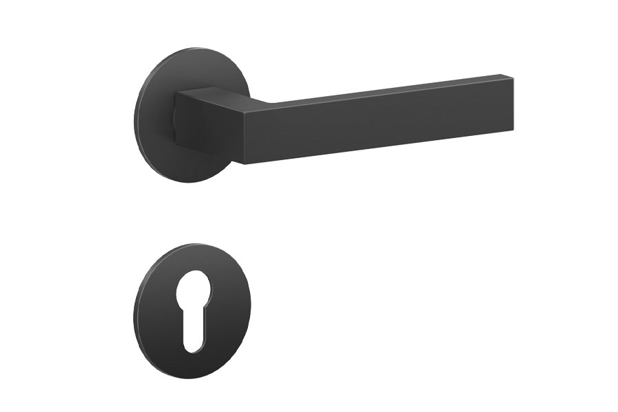 Karcher Design Venedig Plan Design Rose Leverset for Custom-bored Door