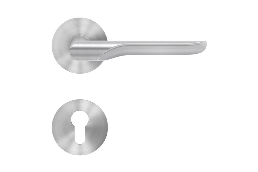 Karcher Design Maranello Plan Design Rose Leverset for Custom-bored Door