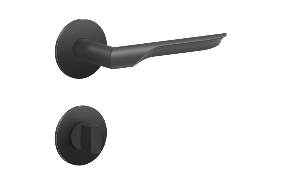 Karcher Design Maranello Plan Design Rose Leverset for Custom-bored Door