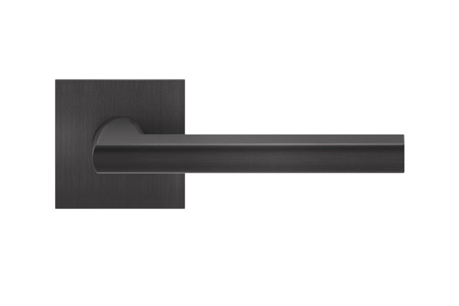 Karcher Design Montana Plan Design Rose Leverset for Custom-bored Door