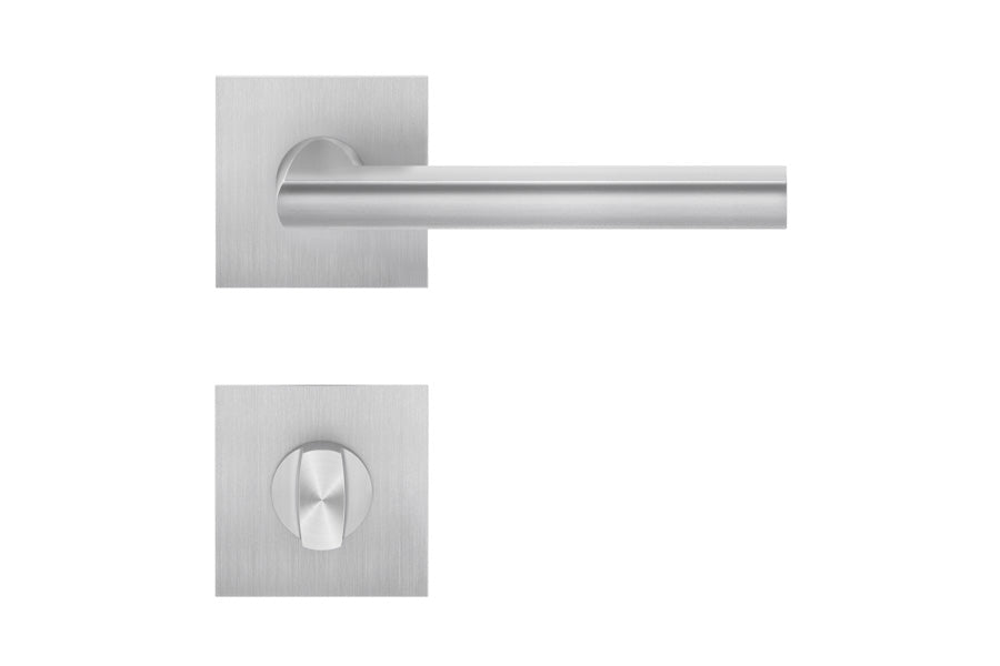 Karcher Design Montana Plan Design Rose Leverset for Custom-bored Door