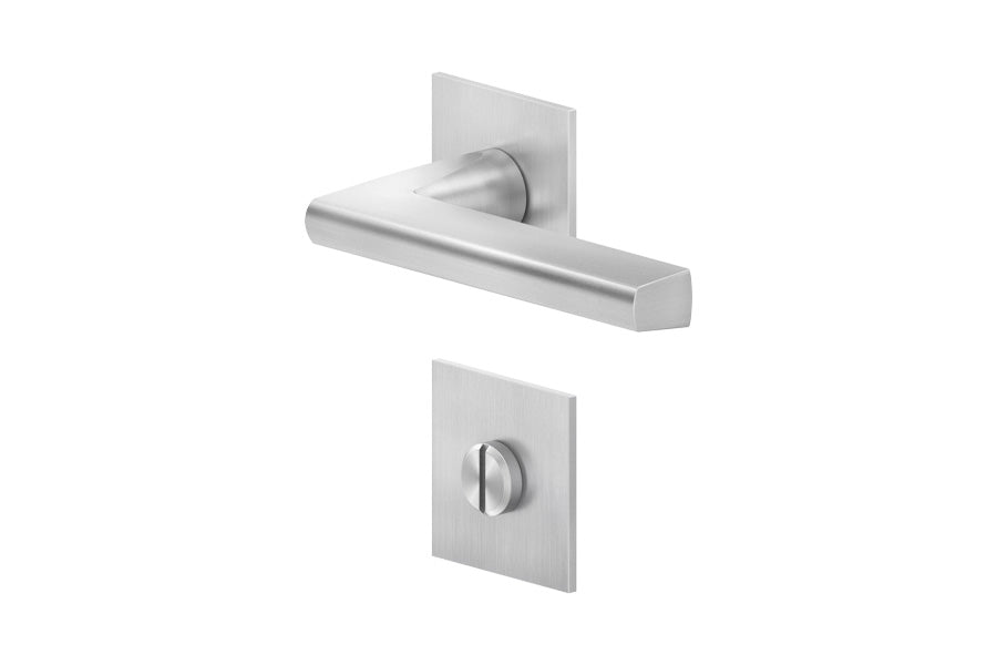 Karcher Design Montana Plan Design Rose Leverset for Custom-bored Door