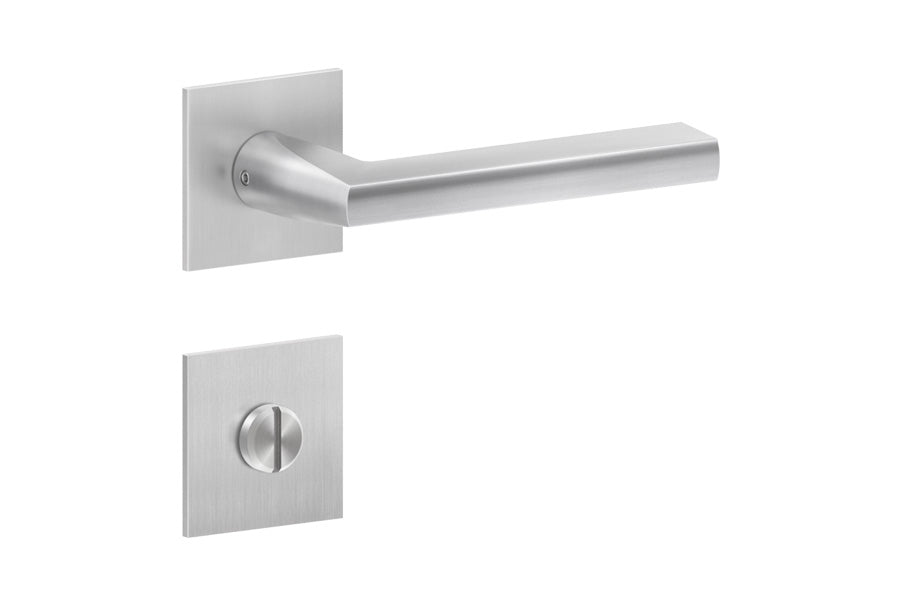 Karcher Design Montana Plan Design Rose Leverset for Custom-bored Door