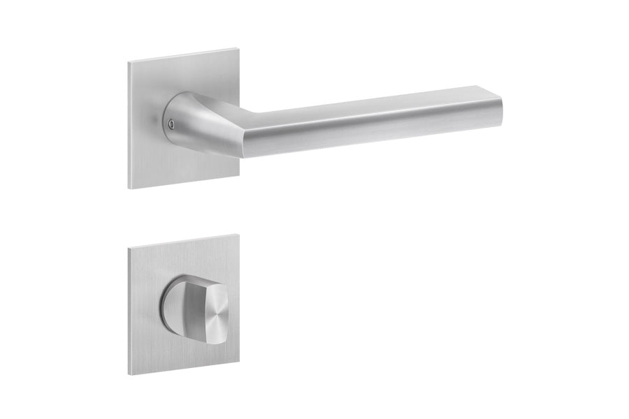 Karcher Design Montana Plan Design Rose Leverset for Custom-bored Door