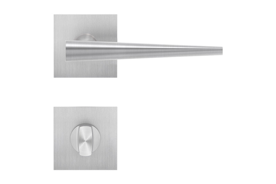 Karcher Design Brooklyn Plan Design Rose Leverset for Custom-bored Door