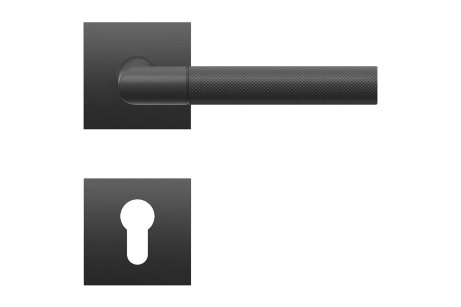 Karcher Design Studio One Plan Design Rose Leverset for Custom-bored Door