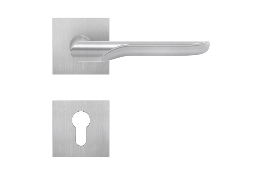 Karcher Design Maranello Plan Design Rose Leverset for Custom-bored Door