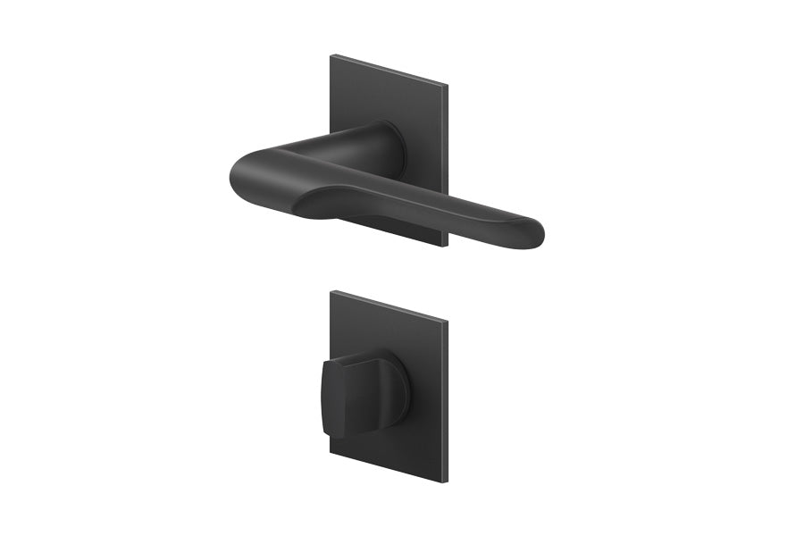 Karcher Design Maranello Plan Design Rose Leverset for Custom-bored Door