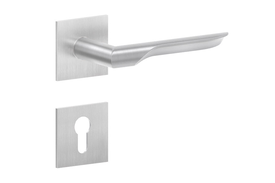 Karcher Design Maranello Plan Design Rose Leverset for Custom-bored Door