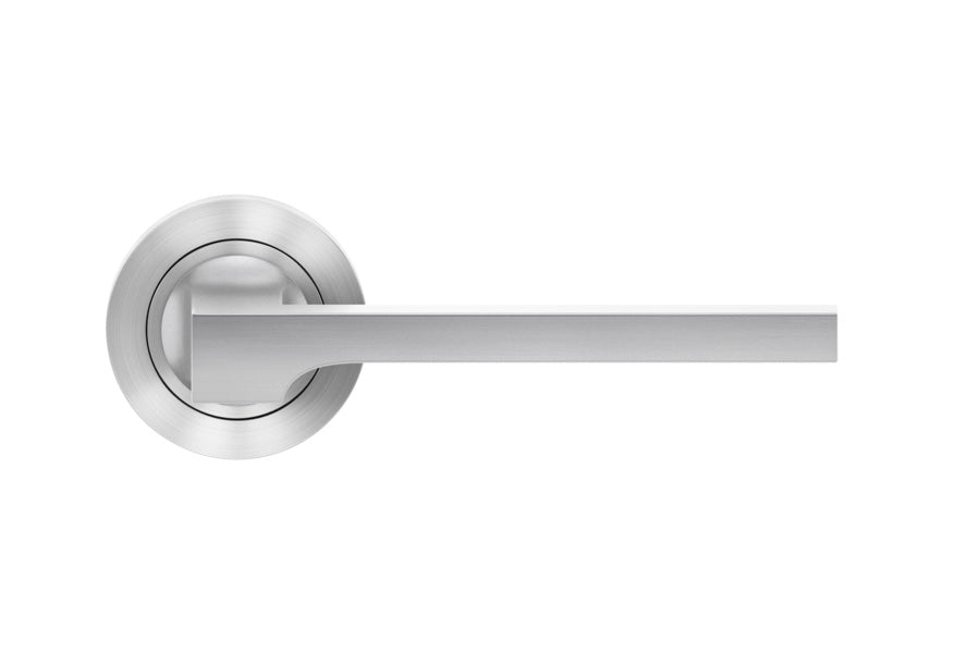 Karcher Design Soho 3-Piece Rose Leverset for Custom-bored Door
